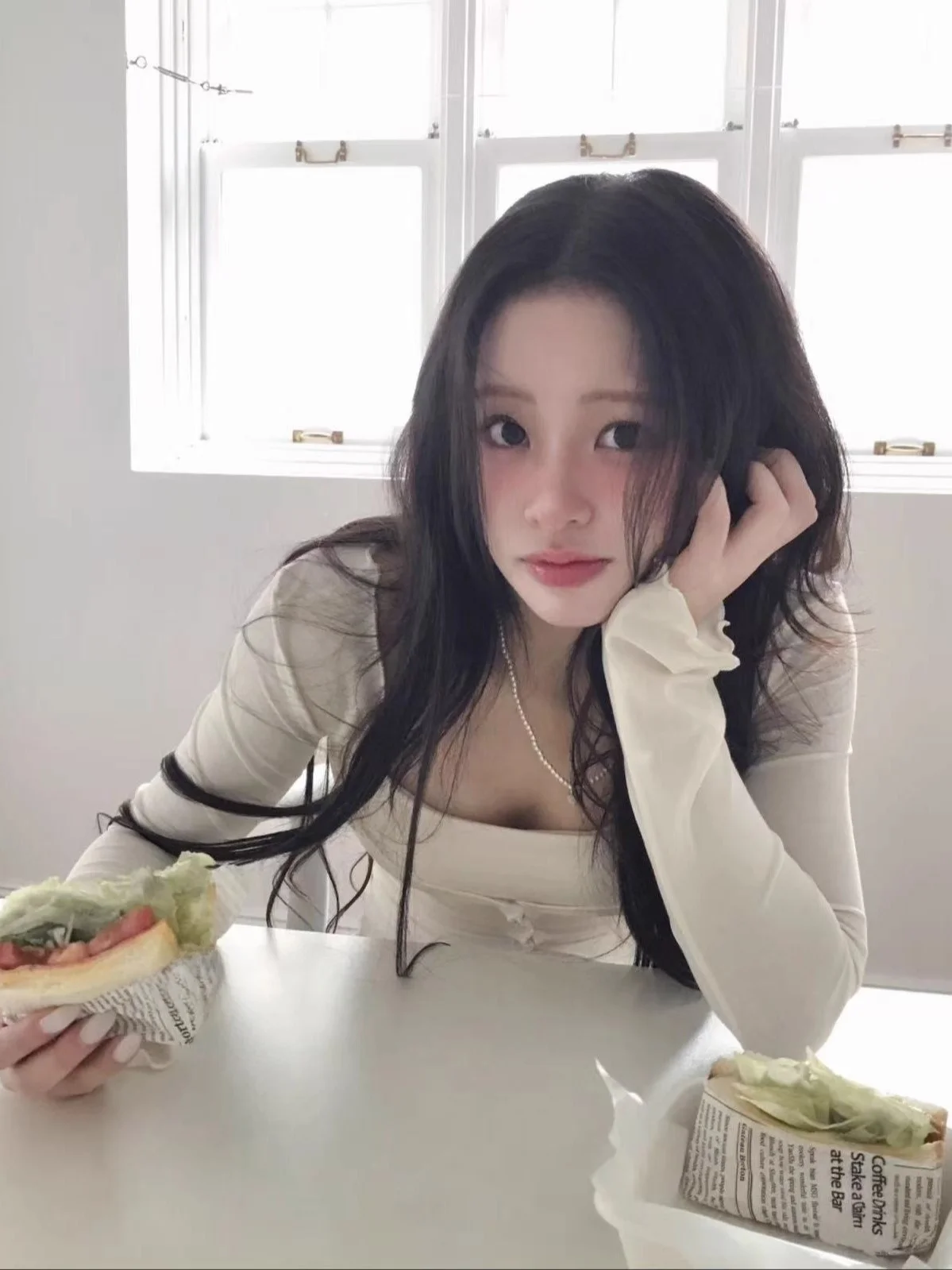 Unique SEI Korean Sle Long Sve Wrap Cardigan Top Women's Faion Wooden  Design Slimming Two-Piece Set Commute Sle