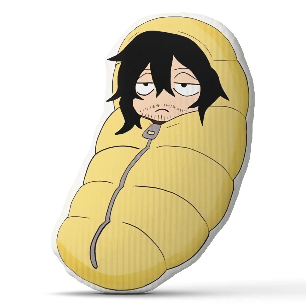 MHA Shota Aizawa Funny Pillow Cushion Irregular Stuffed Throw Pillow Home Decor Gift Sofa Bed