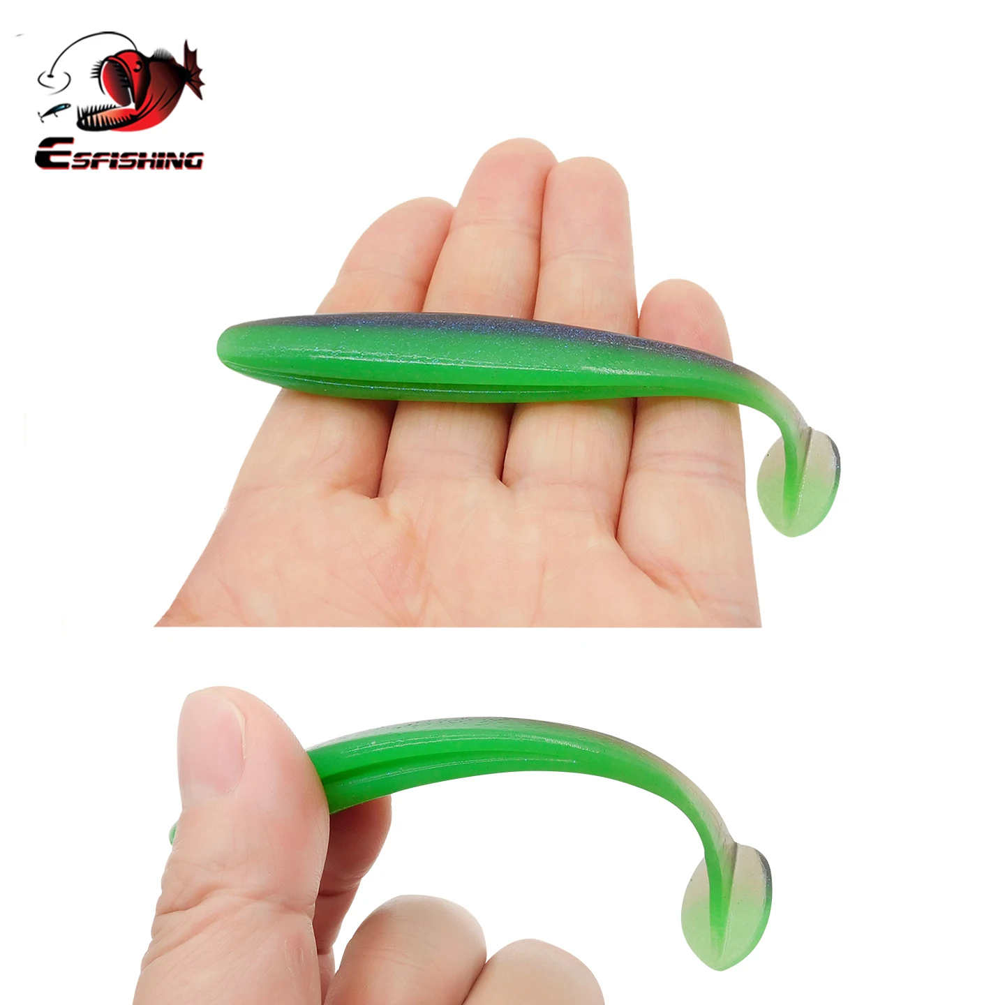 KESFISHING Weichköder ES Easy Shiner 50mm 76 100 125 150 180mm Isca Künstlicher Silikonköder zum Angeln auf Hecht und Zander