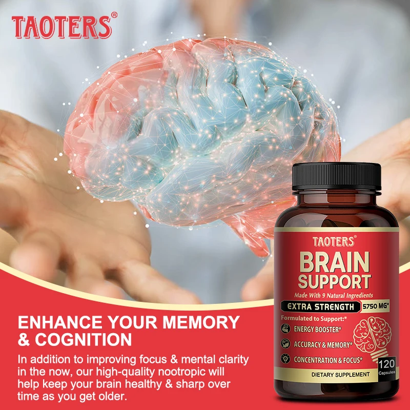 9&1 Premium Brain Booster - Nootropics - Memory + Focus + Natural Energy, Immune Support