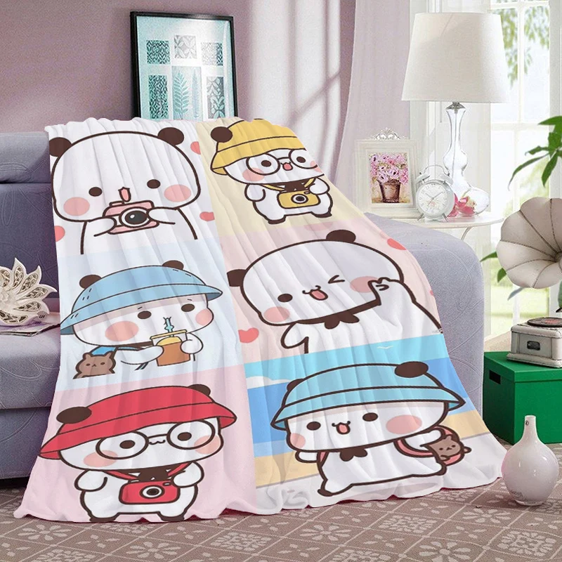 

Sofa Blankets for Winter Bubu Dudu Kawaii Microfiber Bedding Warm Knee Bed Decorative Sofa King Size Fleece Fluffy Soft Blankets