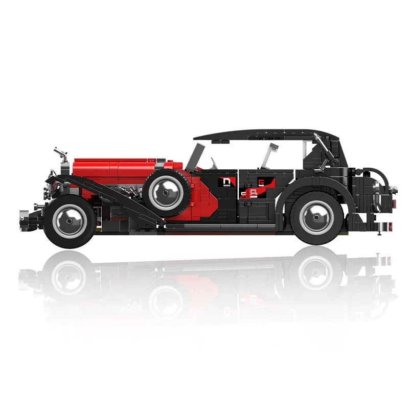 1308 pçs retro esportes carro blocos de construção modelo brinquedos pequenas partículas tijolos do veículo do vintage ornamentos criativos para presentes do feriado