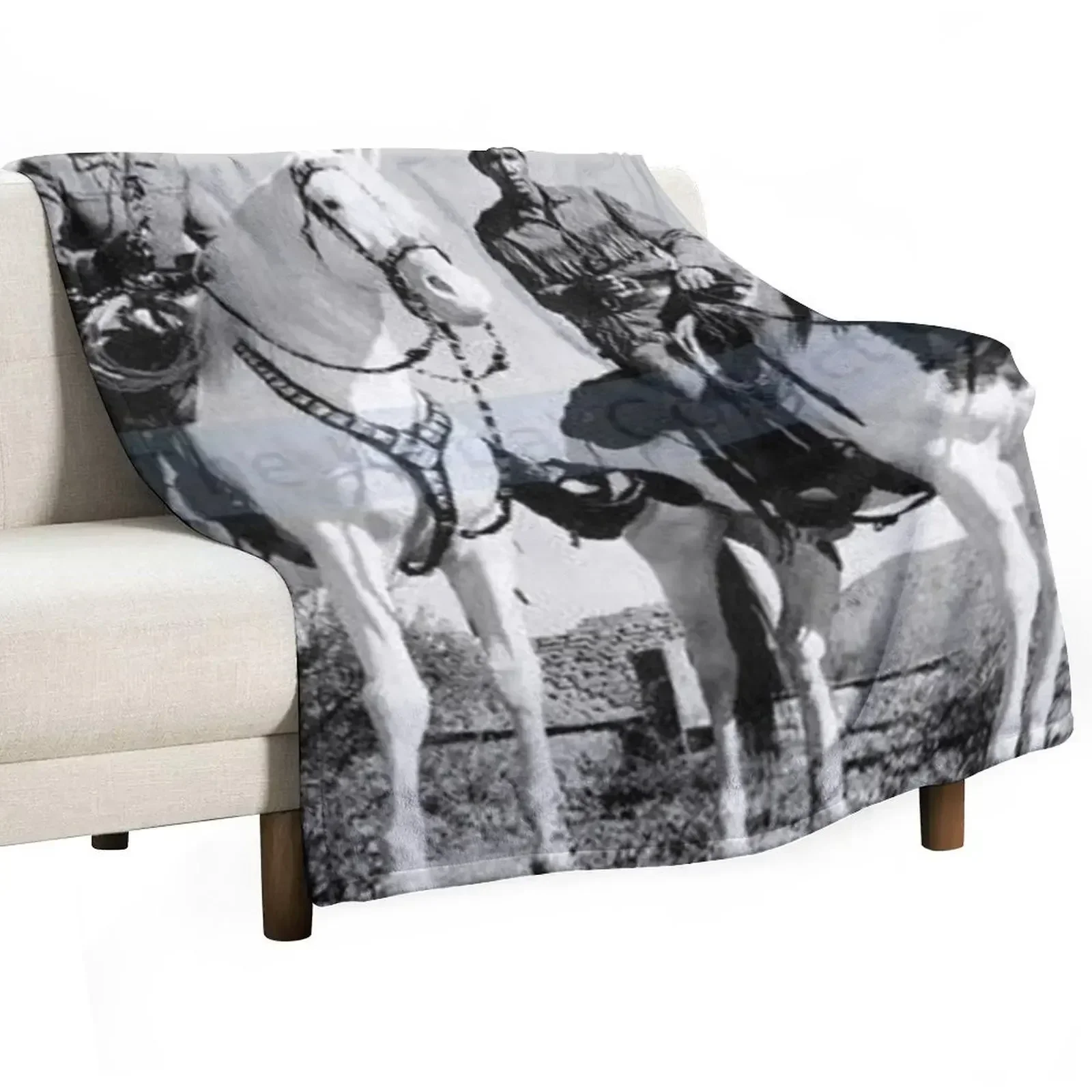 The Lone Ranger And Tonto Throw Blanket Designers Beautifuls Vintage Camping Softest Moving Blankets