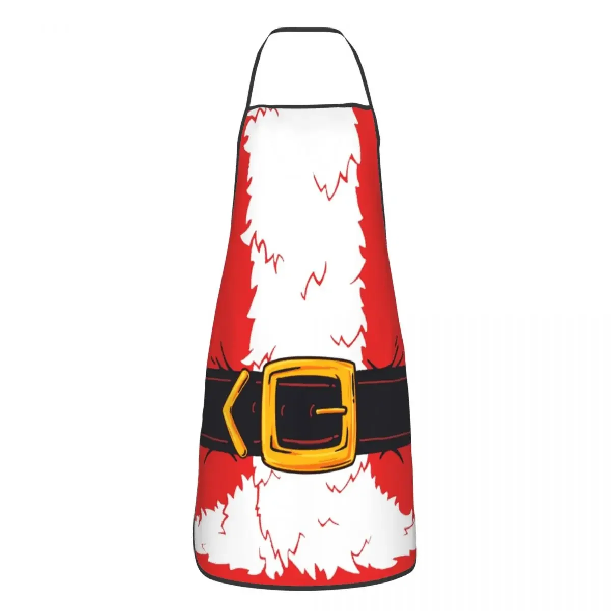 Unisex Santa Claus Costume Kitchen Chef Cooking Baking Apron Men Women Christmas Gift Tablier Cuisine for Painting