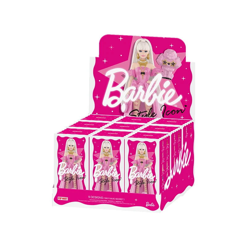 Popmart Barbie Style Icon Series Blind Box Toys Trendy Cartoon