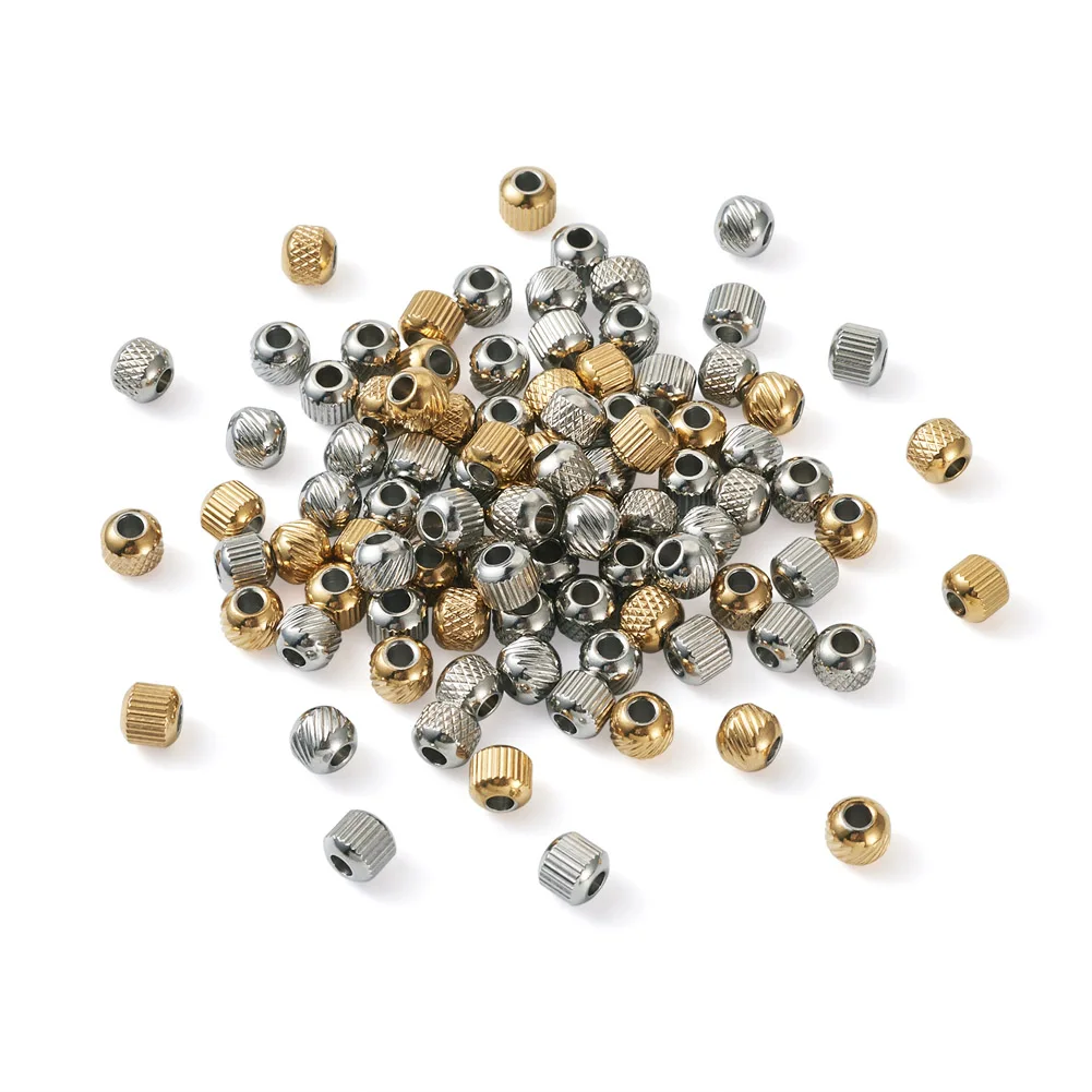 

Pandahall 150Pcs/Box Gold Color Stainless Steel Color Rondelle Stainless Steel Beads Spacer Beads For Jewelry Making Gift