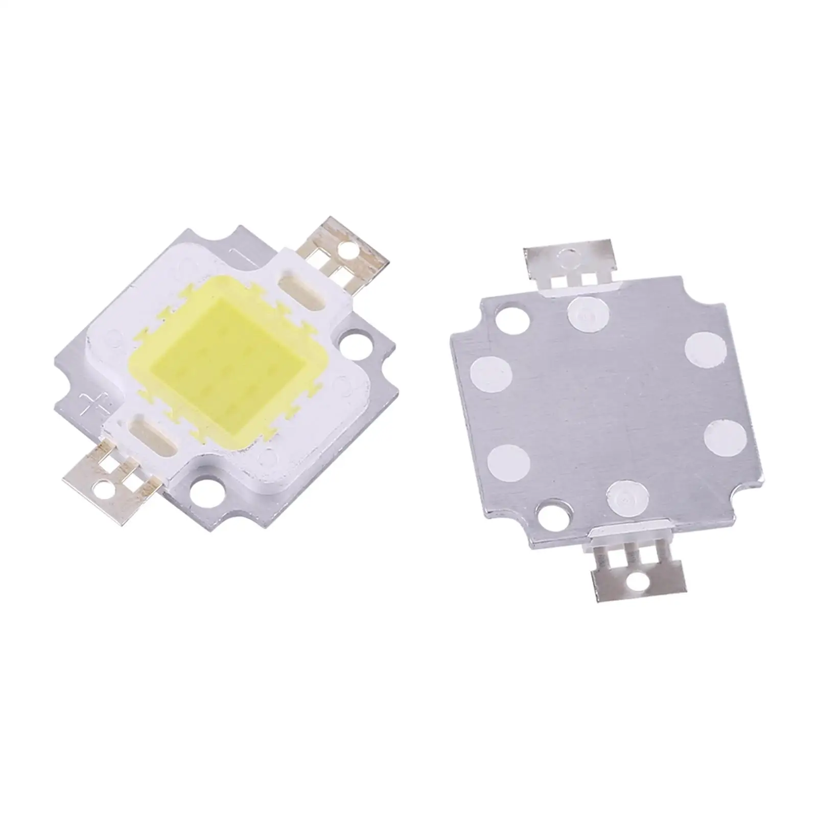 Chip SMD LED COB da 10 pezzi 10W bianco caldo/freddo 120 °   Angolo del fascio CC 9-10 V per la sostituzione della lampadina di inondazione