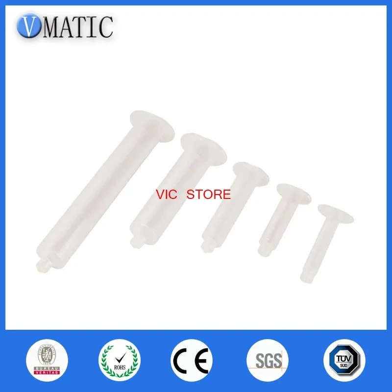 Free Shipping 3/5/10/30/55 Cc Ml US Style High Quality Plastic Dispenser Pneumatic Transparent Syringe With Piston