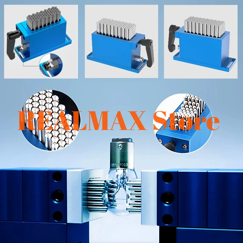 CNC Machined Parts Flexible Fixture Split Vise for Laser Marking Machine CNC Tooling Flexible Jaw Special Shaped Contour Fixture