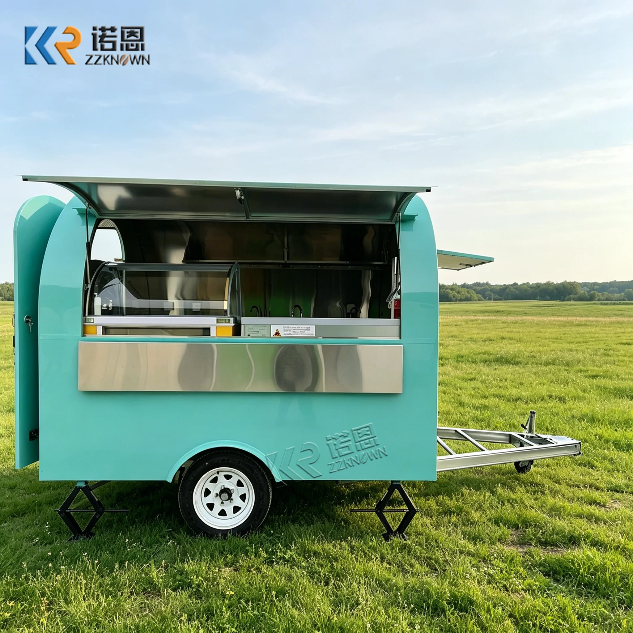Hot Sale Coffee Food Truck Ice Cream Trailer Fast Food Cart Bbq Concession Mobile Bar