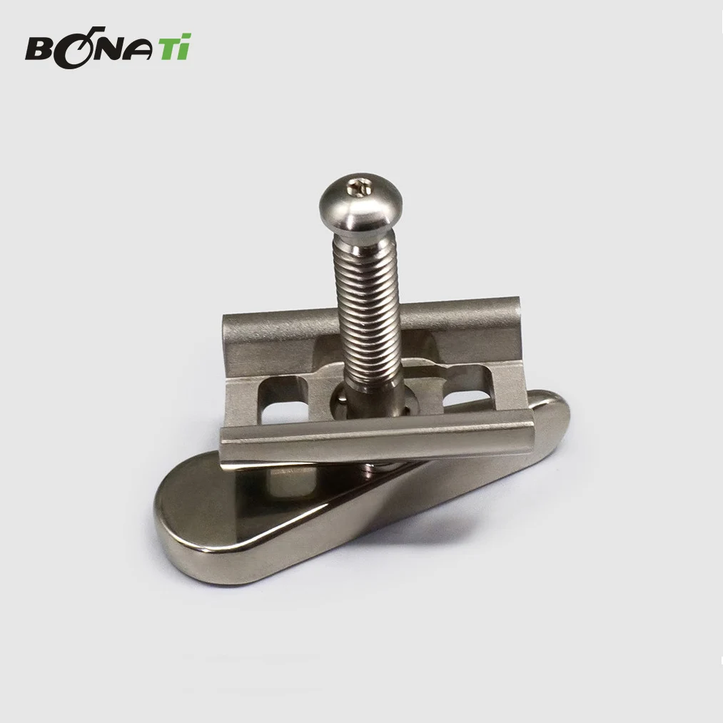 

3D Printed Titanium Alloy Hinge Clamp for Brompton Folding Bike
