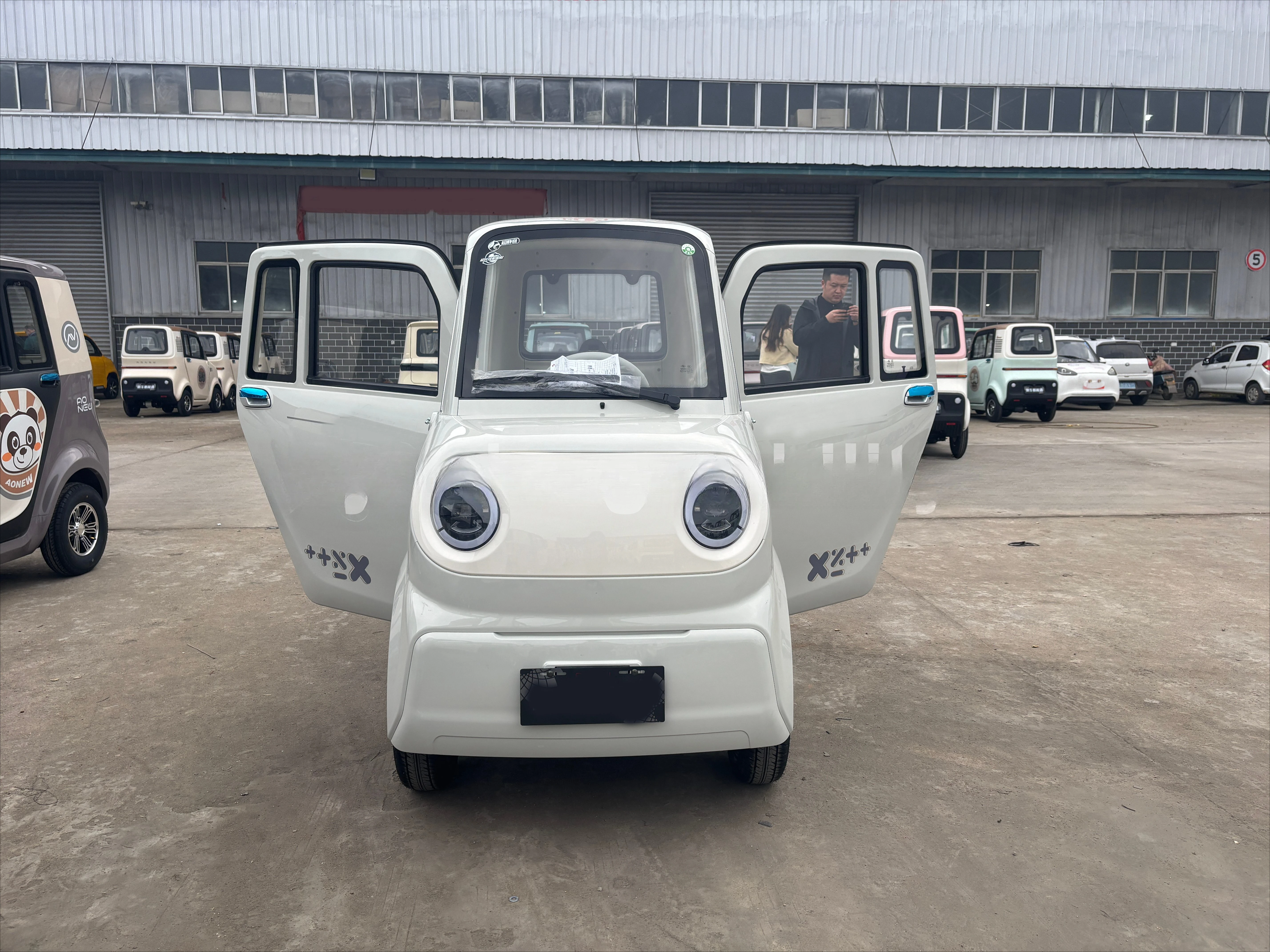 YzhgbEEC L6e certified mini electric car, low speed electric car 25 km/h, free driving license suitable for the elderly