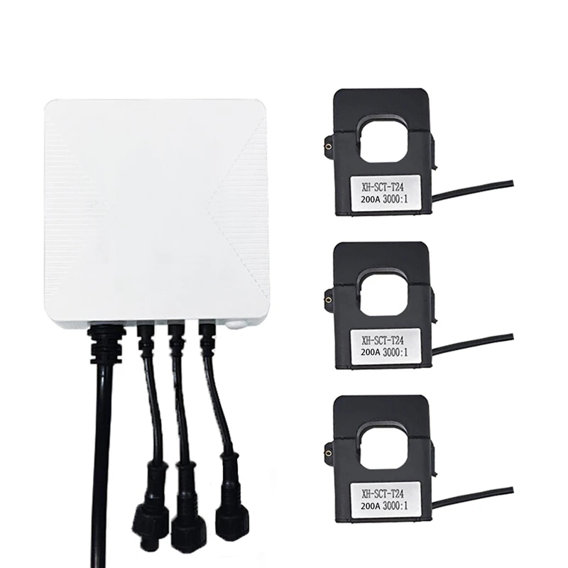 

A82I-Tuya Smart Life Single 3 Phase Wifi Energy KWH Meter Power Clamp Current Transformer Power Usage Monitor