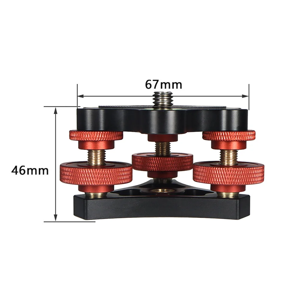 Metall Nivel lier basis LP-64 Kamera Stativ kopf Nivel lier basis Dreirad Präzisions richt maschine Wasserwaage 3/8 "Schrauben last 15kg – Detail 8
