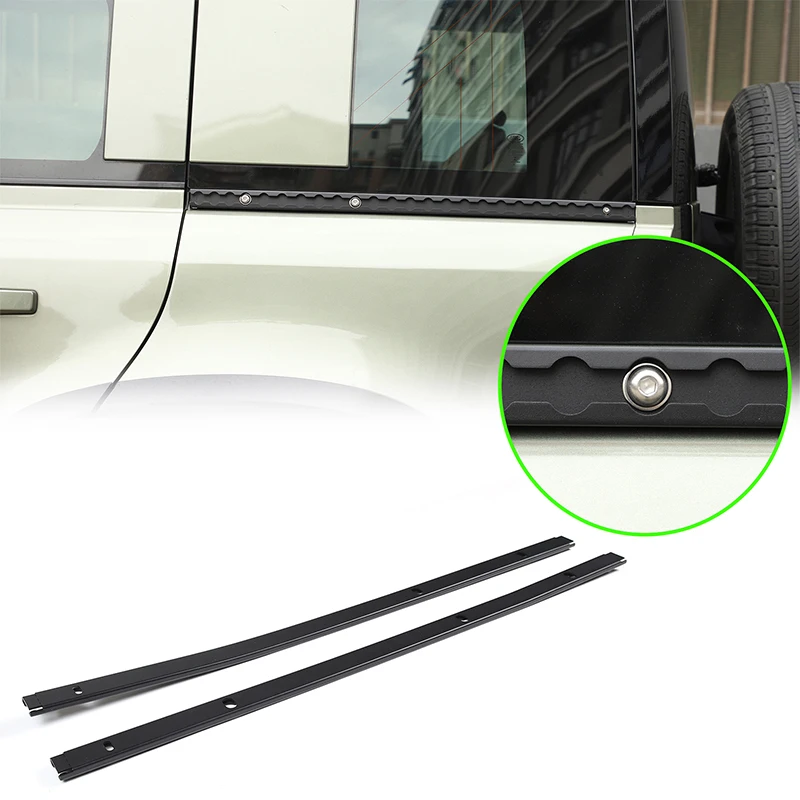 Rear Window Storage Slot Aluminum Alloy Rear Lower Expansion Slot Car Accessories For Land Rover Defender 110 L663 2020-2026