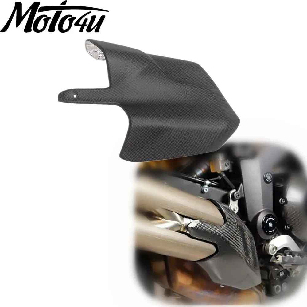 

Carbon Fiber Exhaust Heat Shield Protector Guard Cover For Ducati Multistrada 1200 2015 2016 2017 1200 S Touring /1260 2018+