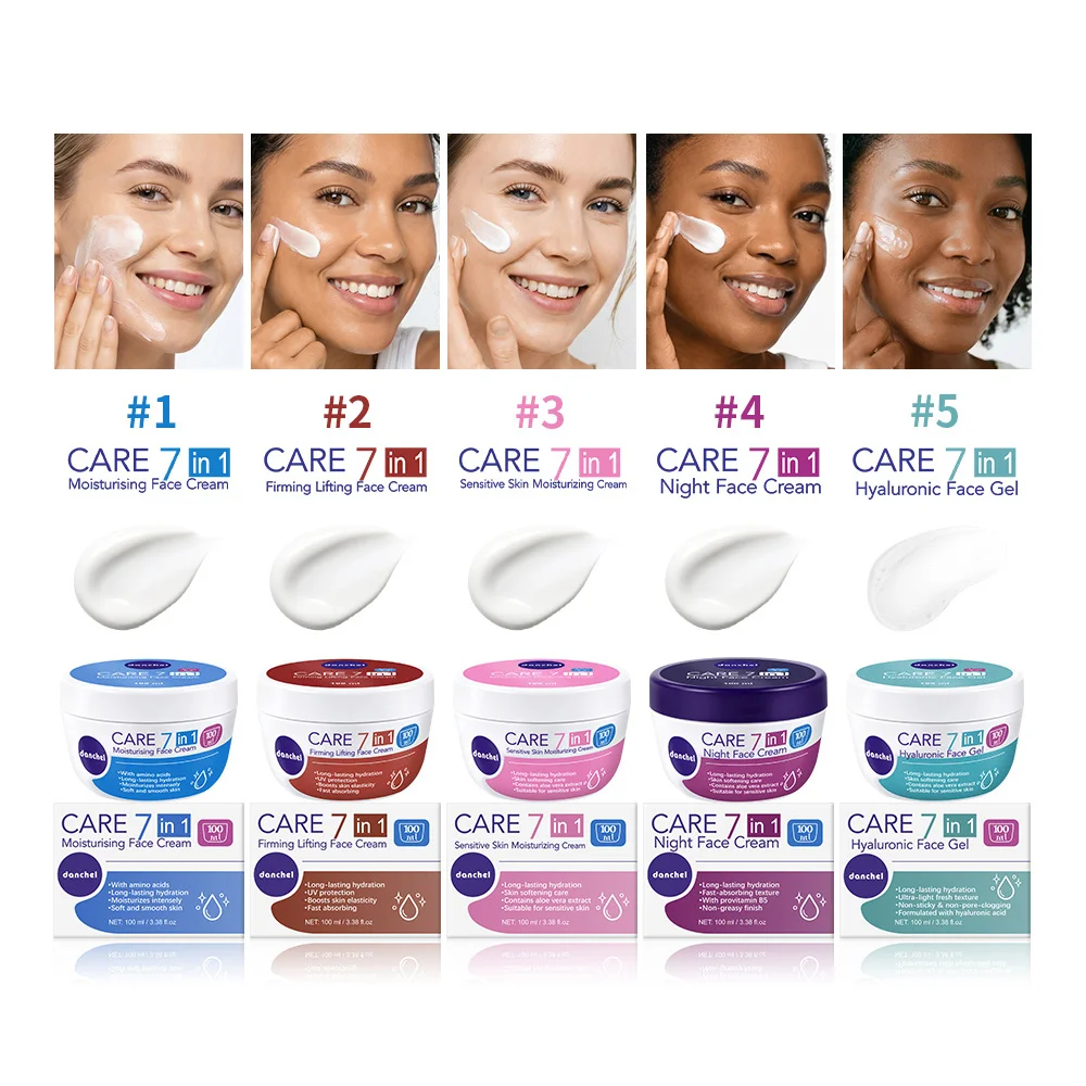 Multi Effect Facial Cream Day Night Moisturizer Strengthen Skin Barrier Calm Redness Improve Dull Suitable For All Seasons