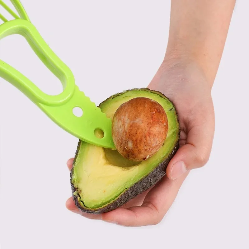 3 in 1 Avocado Cutter Shea Corer Butter Pitaya Kiwi Peeler Slicer Banana Cutting Special Knife Household Kitchen Fruit Gadgets