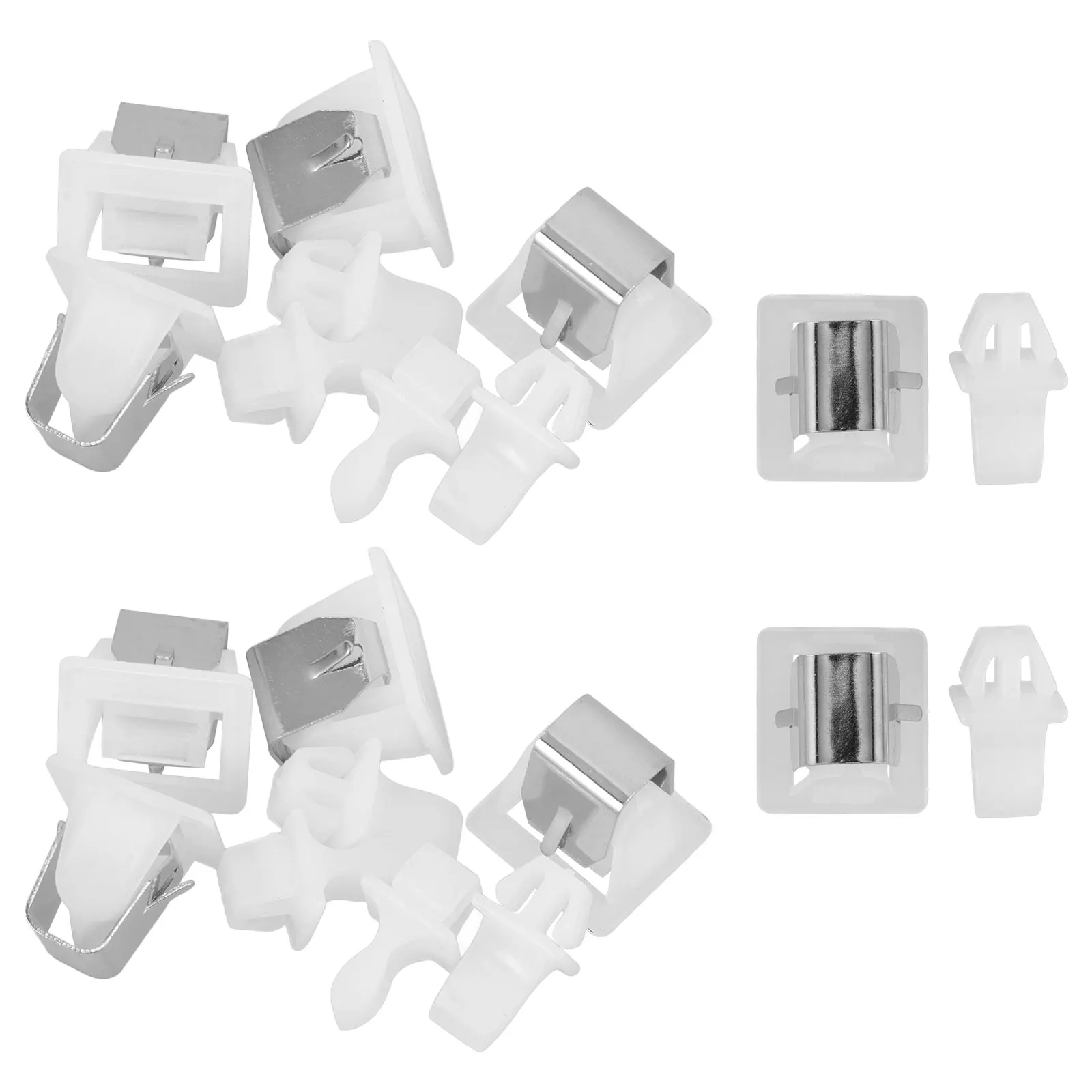 

10pcs Dryer Door Latch Strike Kit Home Appliance Replacement Parts Versatile Compatibility Design Easy Installation