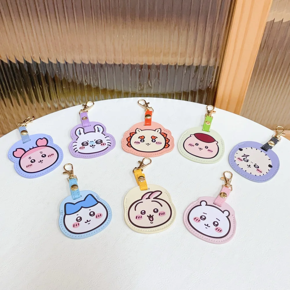 

Милый чехол для карты контроля доступа Chiikawa, мини-подвесной орнамент, Hachiware Usagi, лифт, индукционная микросхема, защитный чехол, подарки