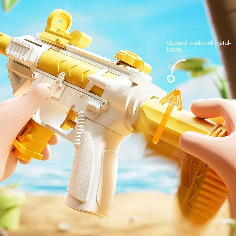 New Summer Water Gun M416 non Electric Pistol High-pressure Full Automatic Shooting Water Beach Toy Gun For kid Children Boys