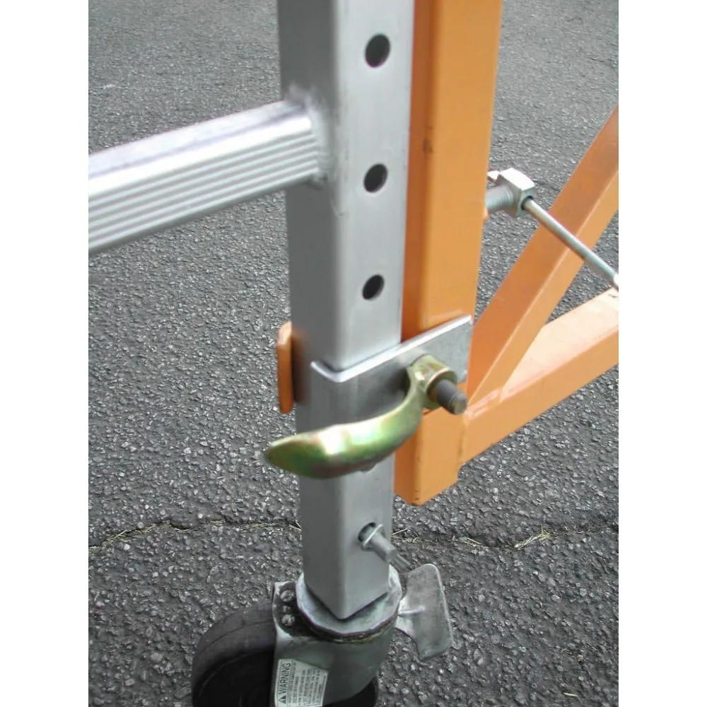 Suporte Giratório de Aço de 33 polegadas para Andaimes Estilo Baker de 18 pés - Conjunto com 4 Peças