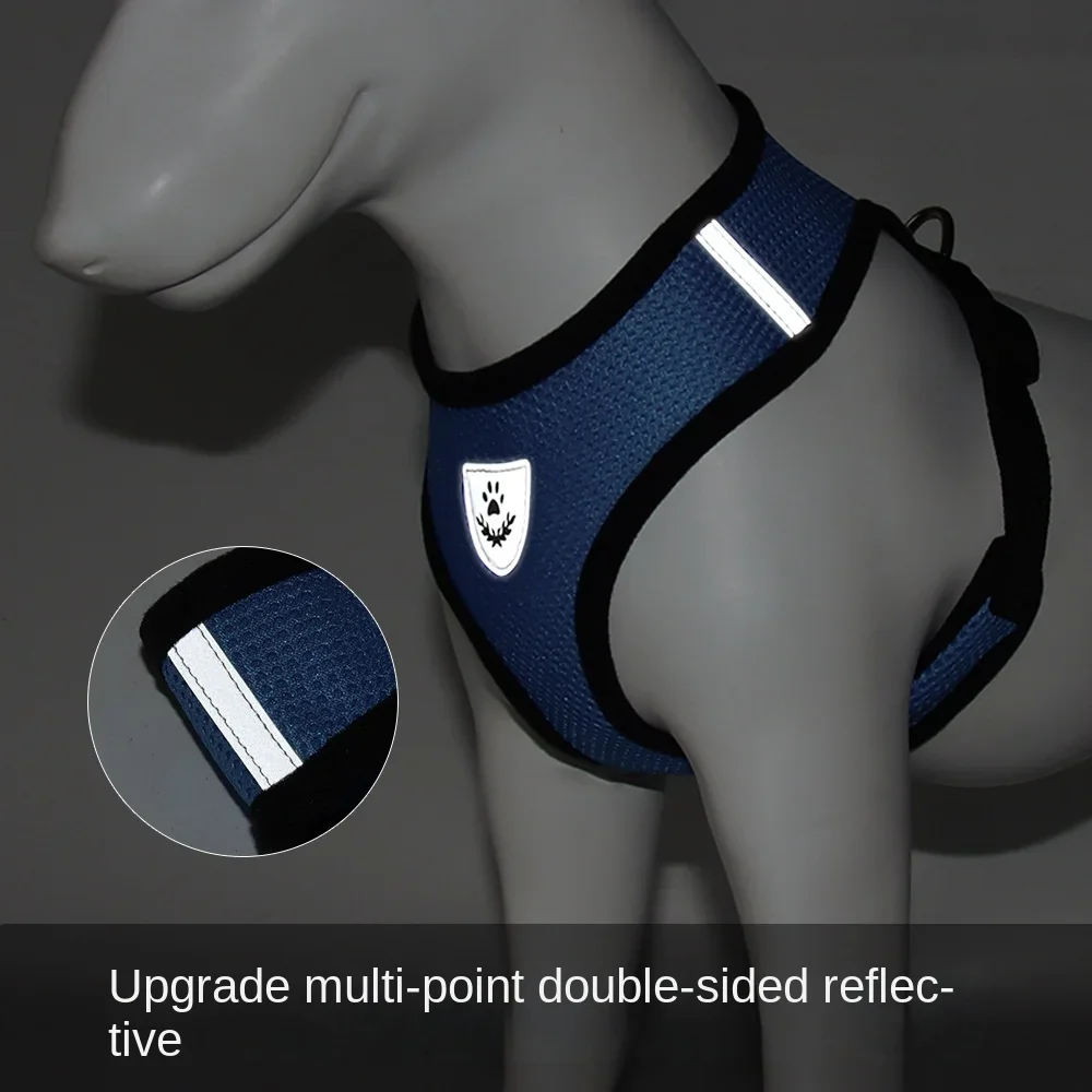 Breathable Summer Pet Harness Set 4