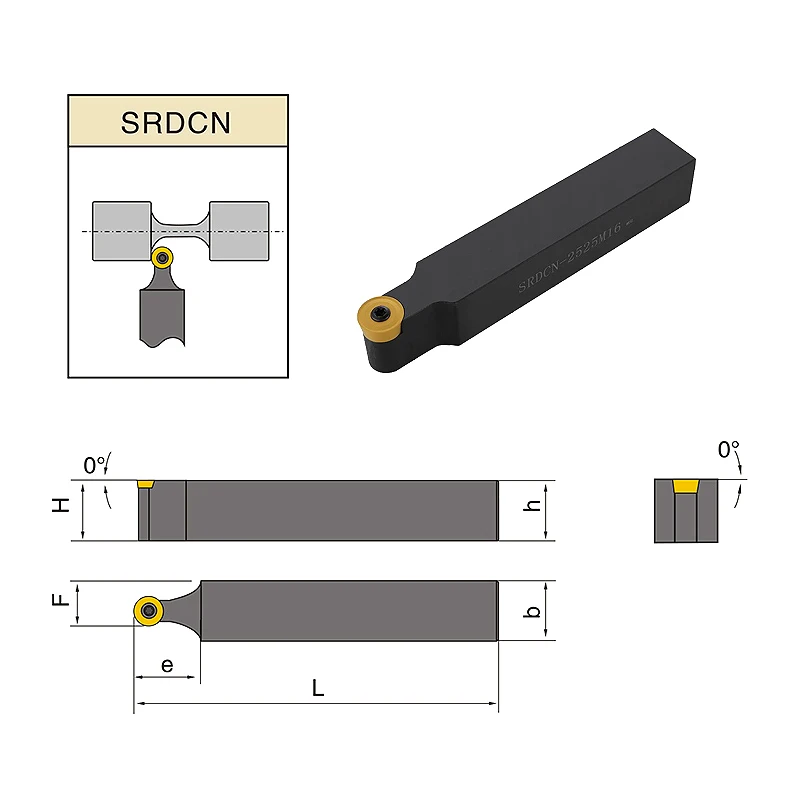 Imagem -03 - Seno Torno Ferramenta Cnc Torreta Externo Ferramenta de Torneamento Srdcn1010e06 Srdcn12f06 Srdcn1616h06 para Rnmg Inserir Máquina de Gravura a Laser
