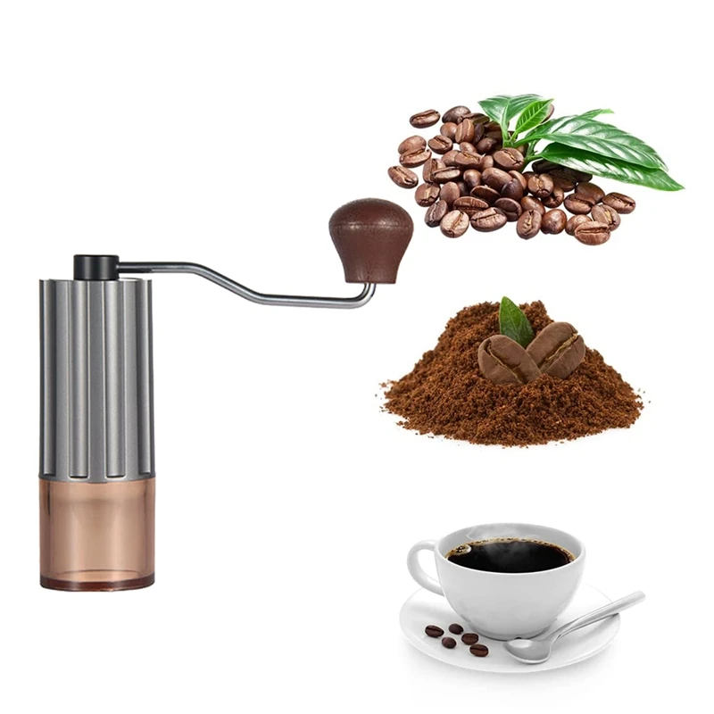 

Portable Manual Coffee Grinder Conical Coffe Bean Mill Adjustable Coarseness For Espresso Home Traveling Camping CNIM Hot