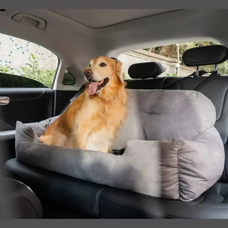 Travel Bolster Safety Large Dog Car Seat Bed for Cat Dog Beds Pet Carrier Bag Pet Backseat Cover Pet Seat Design Dog Products