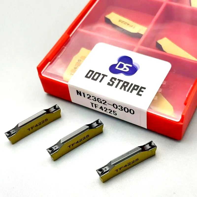 Hoja de corte ranurada N123G2 0300 003 CR1125/TF4225, herramienta de torno CNC, herramientas de torneado de Metal, herramienta de corte de carburo de tungsteno N123G2