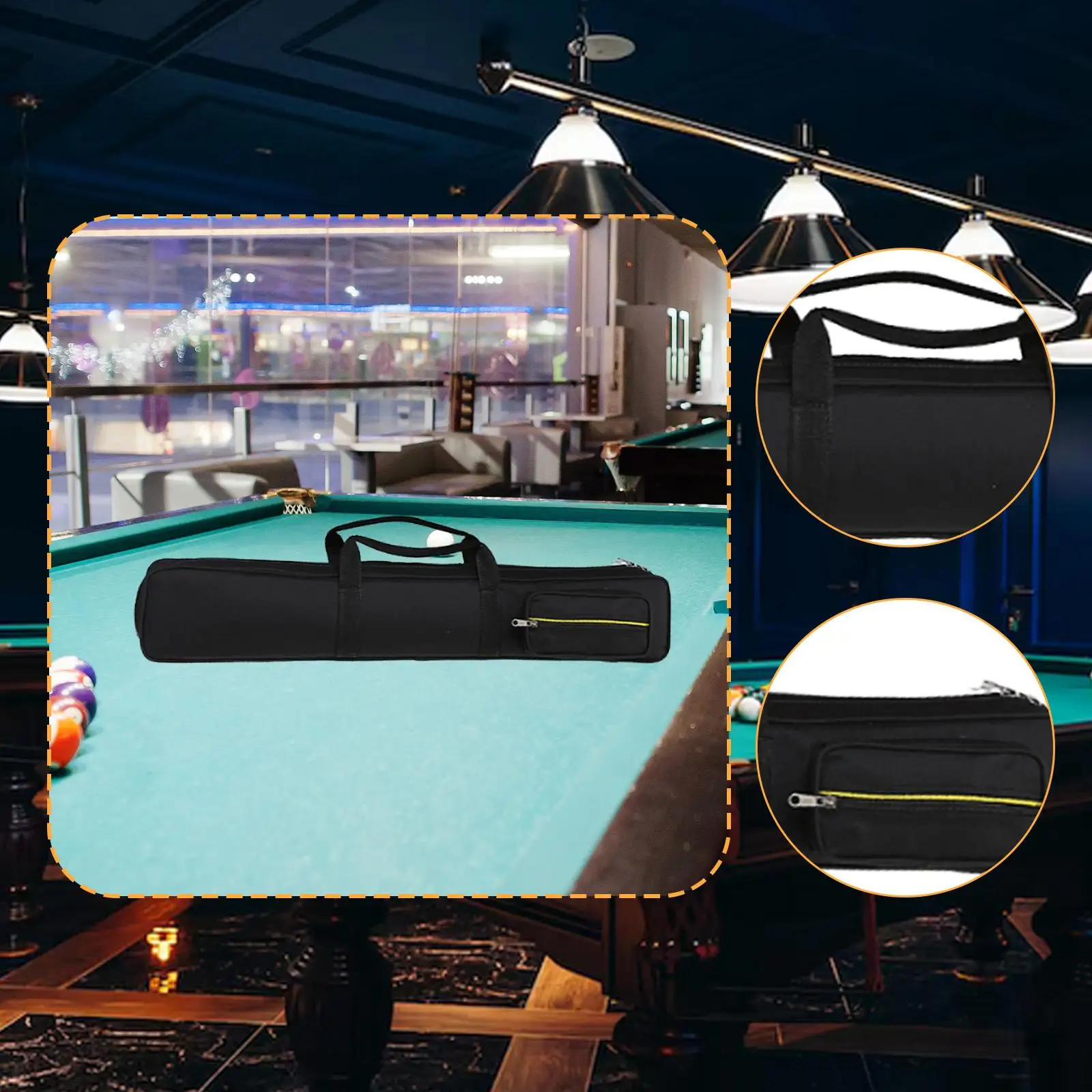 حامي حمام السباحة مقاوم للغبار ومقاوم للماء لوازم البلياردو هدية أنيقة 1/2 حقيبة النادي سعة 2 العظة #5