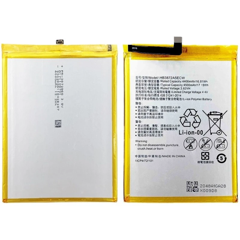 HB3872A5ECW بطارية الهاتف 3.82 فولت 4500 مللي أمبير لهواوي الشرف نوت 8 استبدال البطارية العلامة التجارية الجديدة عالية الجودة