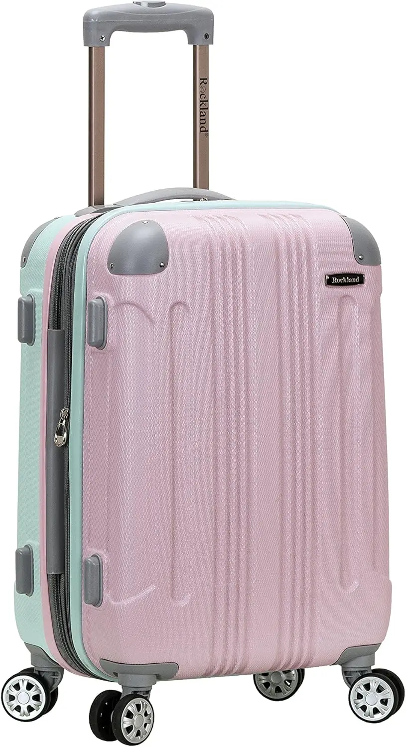 

Mint Green 20-Inch Hardside Spinner Luggage, Lightweight ABS with Smooth Wheels for Easy Travel
