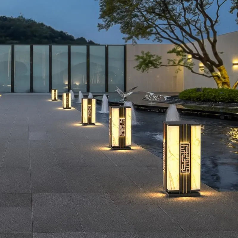 Luminous floor lamp courtyard solar LED outdoor lighting non solar lamp outdoor garden lamp outdoor garden decoration