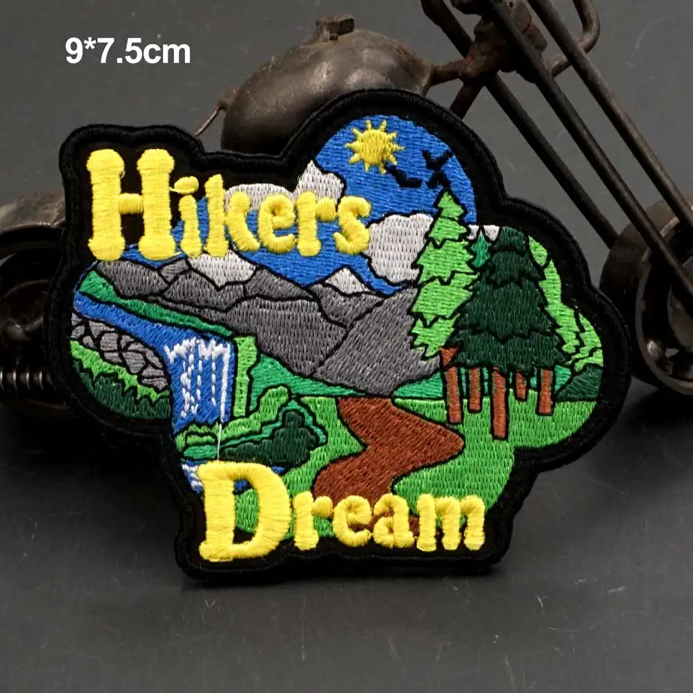 AA16-1 hikers dream EMBROIDERY PATCH