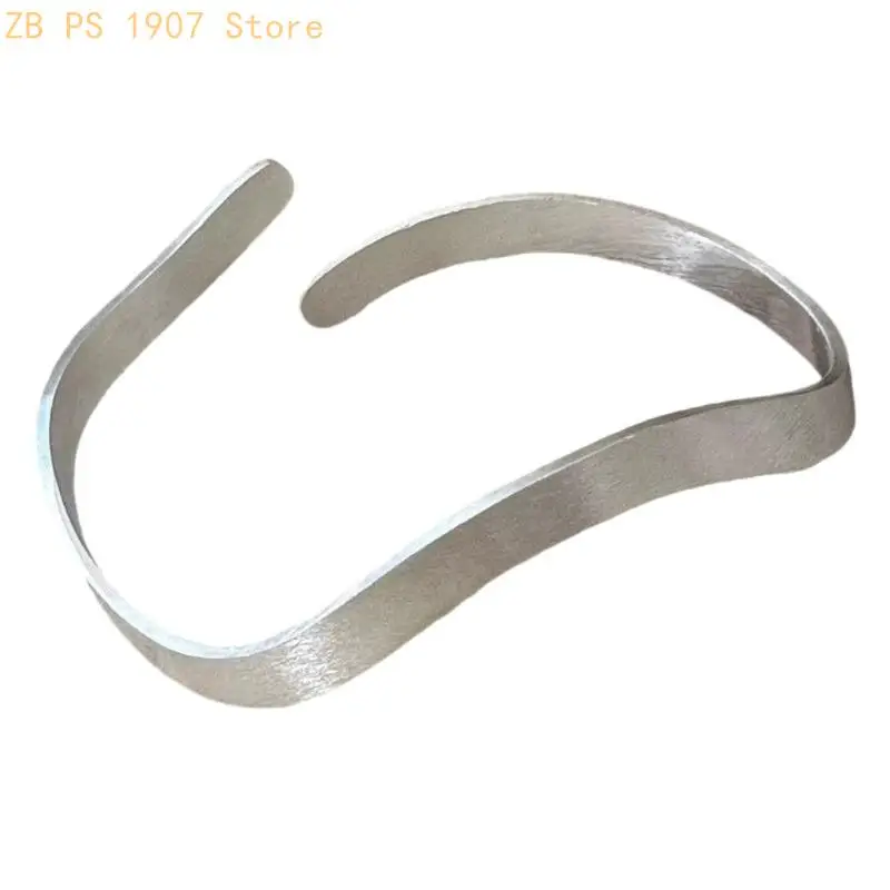 Unique Fluctuation Texture Unconfined Bronze Bangle Modifiable Plan Flexible Jewelry For Women Men 55KA