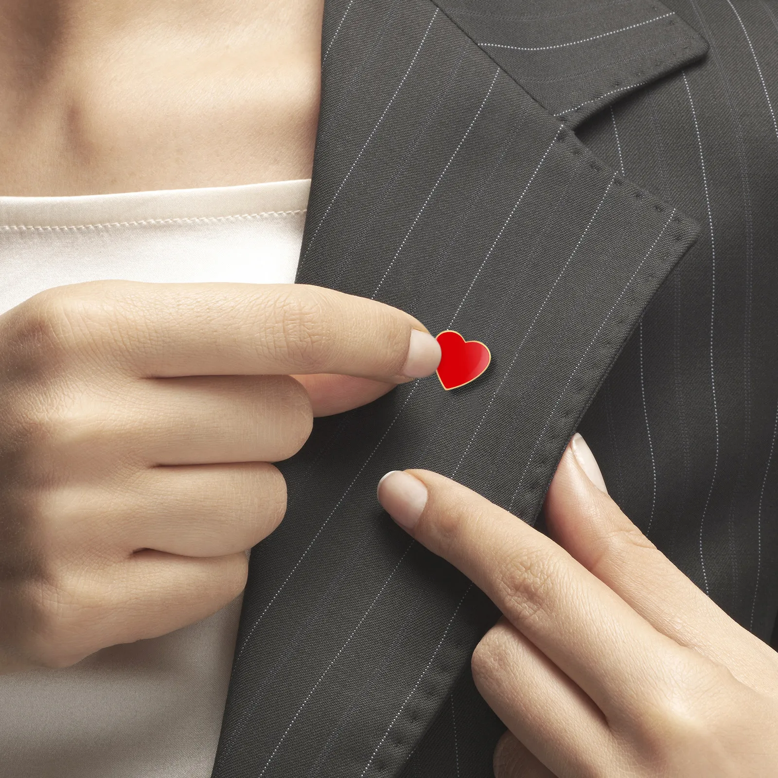 12 Pcs Heart Pin An…