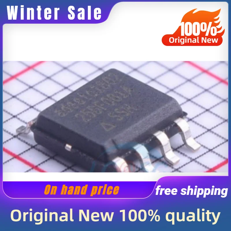 10 قطعة جديد الأصلي AT25DF081A-SSH-T AT25DF081A 25DF081A SOP8 #1