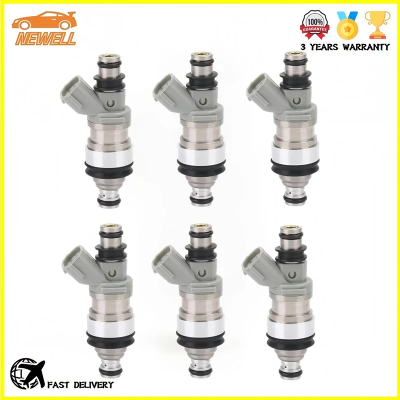 

6pcs 23209-62030 23250-62030 Fuel injector For TOYOTA CAMRY LEXUS ES300 3.0L 1992-1993 4RUNNER TACOMA 3.4L 1996-1998