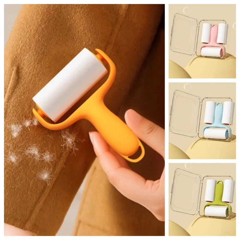 Mini Rolo Removedor de Pelos Reutilizável Extra Adesivo para Pelos de Animais, Tipo Descartável, para Limpeza de Contas de Fusão e Carimbos de Unha