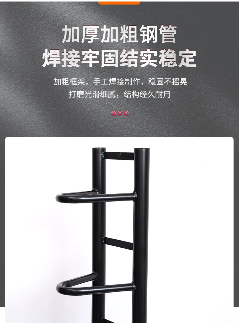 رف تخزين كرة اللياقة البدنية، رف تخزين سميك لمعدات اللياقة البدنية #5