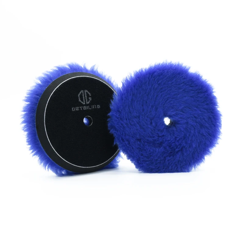 DETAILING Auto Polieren Pad Wolle Polieren Pads Wachsen Polieren Disc Reinigung Kratzer Entfernung Werkzeug 3/5/6 Zoll Selbst-Kleber – Detail 6