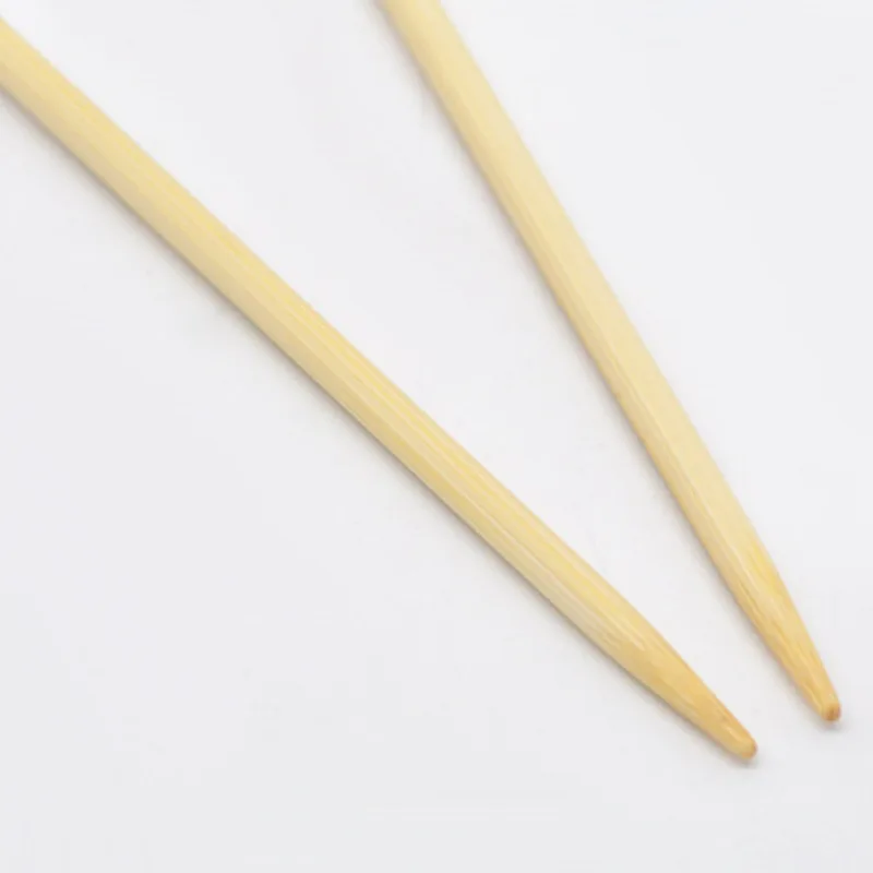 1 Set 4-8mm Bamboo Single Pointed Knitting Needles For Crafts Single Cusp Crochet Hooks Set Natural Kniting Needles 23cm long