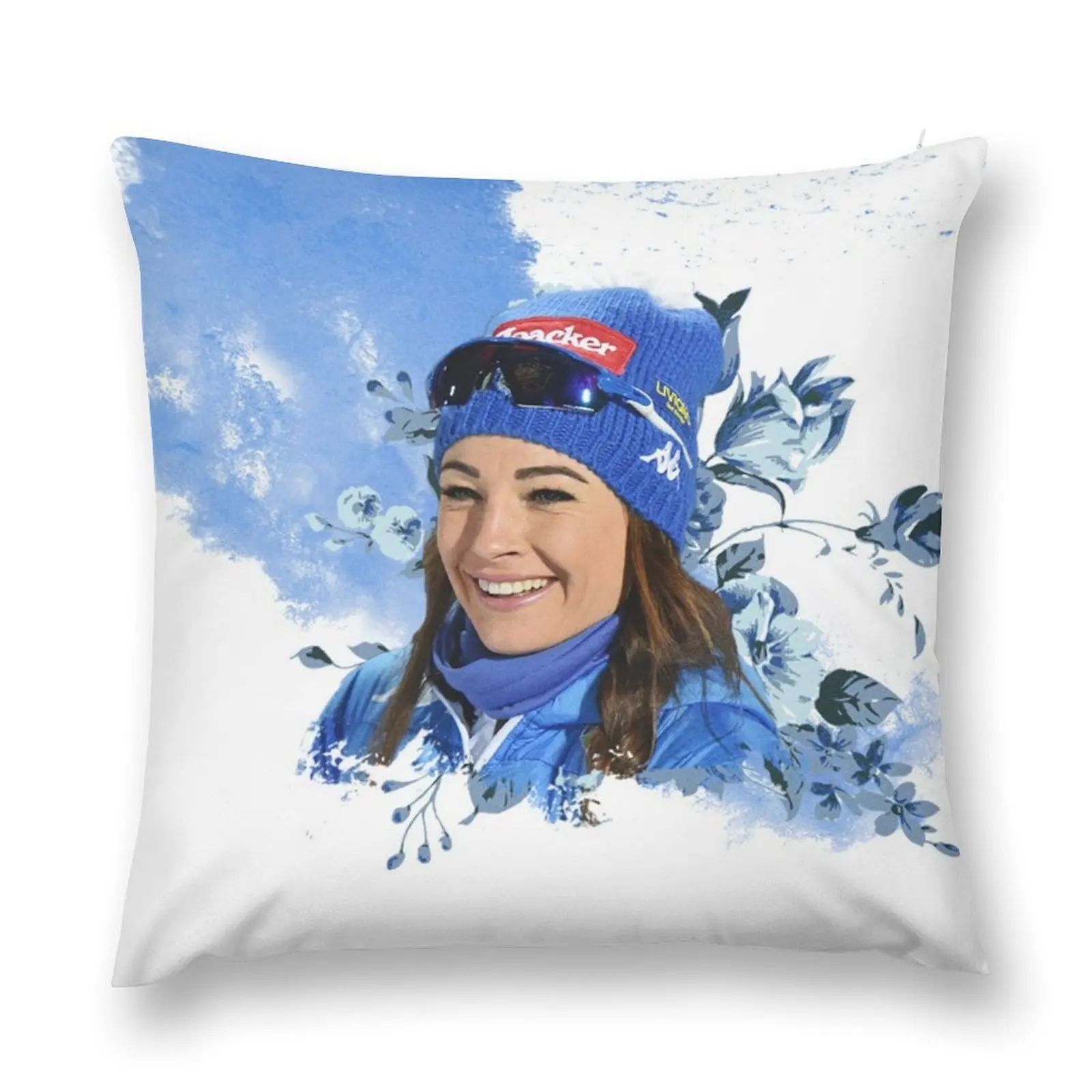 Dorothea Wierer biathlon Throw Pillow Throw Pillow Covers Cushion Cover Decorative Cushion Cover pillow