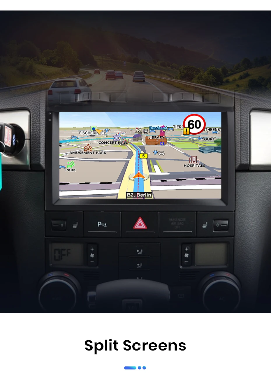Junsun Autoradio für VW Volkswagen Touareg 2002 2003 - 2010 CarPlay Android Auto FM RDS DSP BT GPS Navi SWC HD IPS Touchscreen Plug & Play Multimedia-Player Freisprecheinrichtung Original-Autostil-Haupteinheit – Detail 20