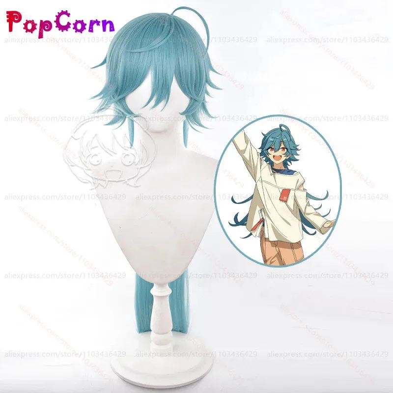 

Парик Raika Hojo, унисекс, длинные волосы 90 см, синий парик, косплей, аниме, парики для косплея, термостойкий синтетический парик