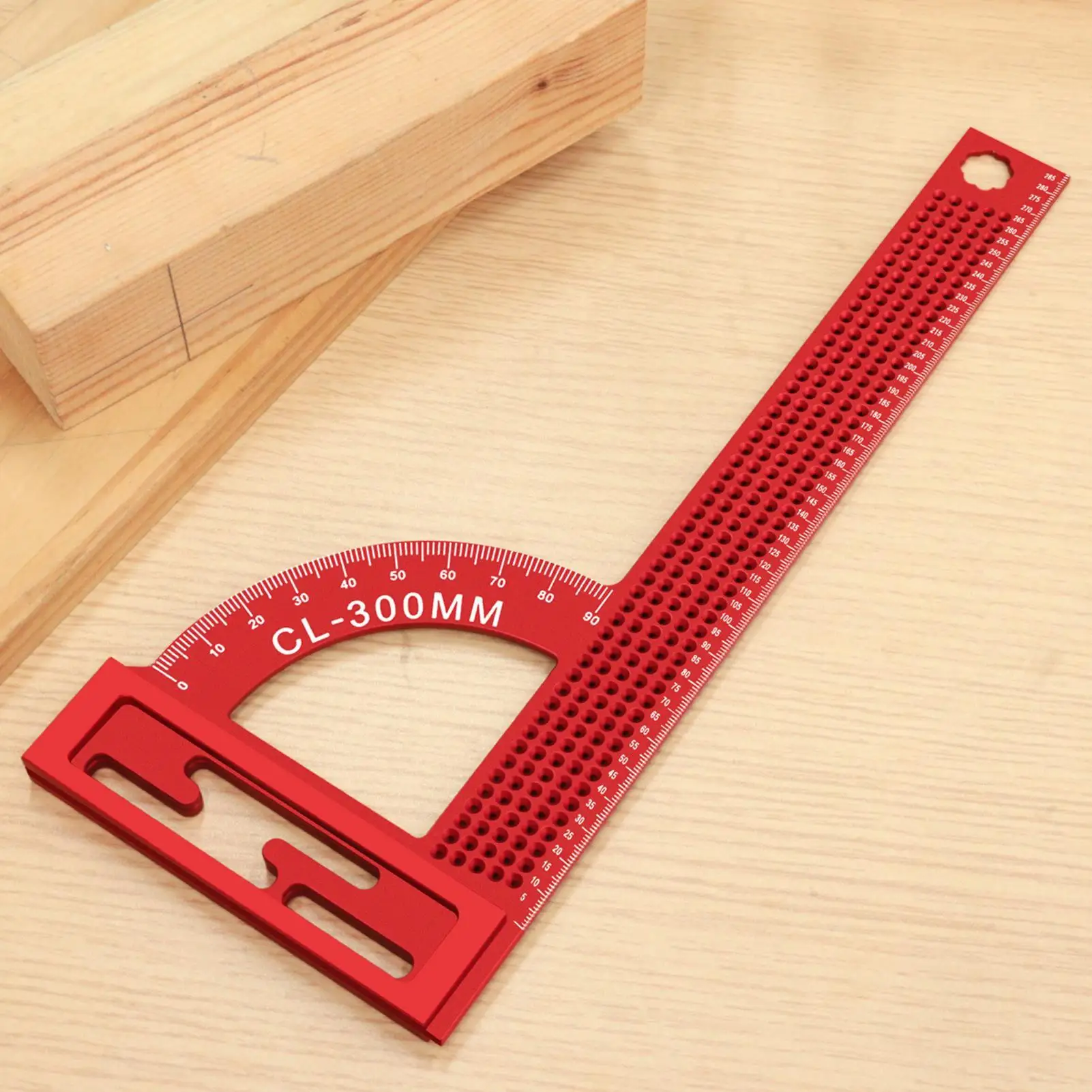 Carpenter Square 30cm Aluminum Alloy Right Angle Precision Ruler Wood Working Tools For Home Renovation Construction Door Window