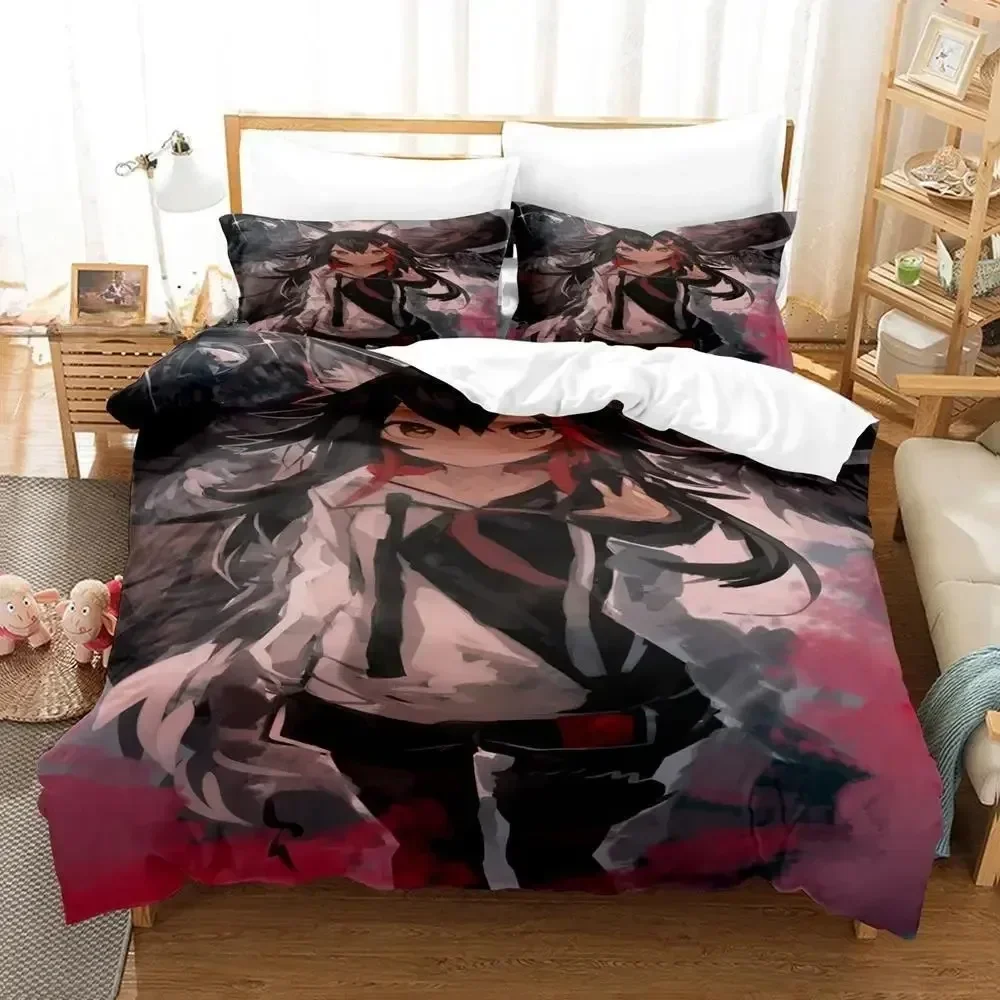 

3D Print Anime Kawaii Ōokami Mio Comfortable Duvet Quilt Cover Pillowcase Bedding Set Children Bedroom Decoration Home Textile