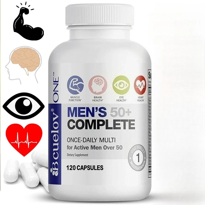 

Мультивитамин для мужчин на 50+ — улучшает память и познание, поддерживает здоровье мозга, глаз и сердца, повышает энергию и иммунитет.